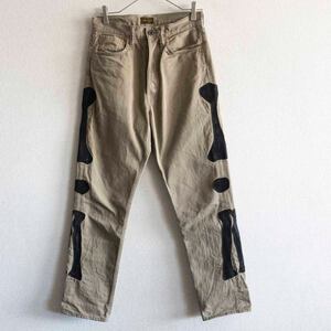 【美品】KAPITAL【Mexican Tuxedo OKAGILLY Bone Pants】 W28 キャピタル メキシカン タキシード ボーンパンツ u2412071