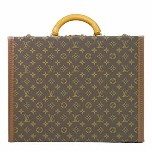 本物 ルイヴィトン LOUIS VUITTON LV プレジデント クラソール モノグラム アタッシュケース ハンドバッグ ブラウン M53012