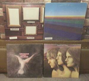 レコードクラブ盤4枚　 Emerson Lake & Palmer エマーソン レイク & パーマー　 初夏バーゲンなう　超お買得！　Record Club of America 