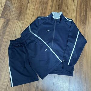 00s NIKE ジャージ ハーフパンツ セットアップ S サイズ トラックジャケット ジャージ上下 ナイキ 上下セット