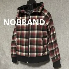 NOBRAND ノーブランド　フーディジャケット　ジップアップパーカー　フリー