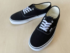 24cm バンズ オーセンティック VANS AUTHENTIC BLACK/WHITE US6/24cm VN000EE3BLK