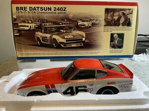 京商 1/18 DATSUN 240Z BRE No.46 1970-71 SCCA Championship winner K08218A (ダットサン 240Z 1970-71 SCCA 総合優勝) 未開封保管品