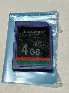 KINGMAX キングマックス SDHCカード 4GB 1枚 フォーマット済み 動作確認済みジャンク品