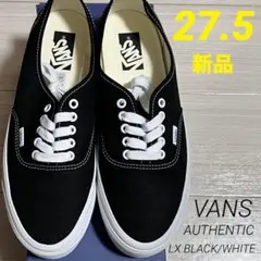 【新品 27.5 Authentic 黒】国内正規品 クッション性抜群 VANS