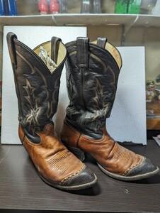 トニーラマTony Lama ウエスタンブーツ 69551 レザー SIZE 9EE 中古