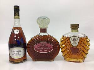 ブランデー brandy アルマニャック3本セット 700ml 40% 重量番号:6(74)