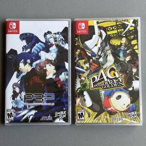 ■新品■ Persona 3 Portable ペルソナ3 ポータブル + Persona 4 Golden ペルソナ４ ザ・ゴールデン Nintendo Switch