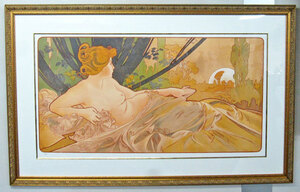 アルフォンス・ミュシャ 「曙」　サイン入り　16/300　Alfons Maria Mucha