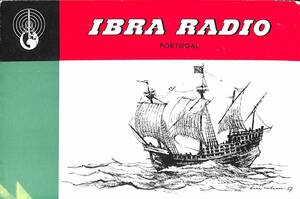 ⑦BCL★廃局★入手困難ベリカード★イブララジオ★IBRA RADIO★ラジオアフリカ★RADIO-AFRICA★北アフリカ★タンジール・モロッコ★1956年