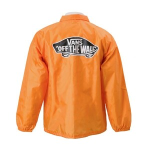 ■VANS SK8OTW Solid Coach Jacket ORANGE 新品 サイズM バンズ スケート オブ ザ ウォール ソリッド コーチジャケット 橙 ヴァンズ