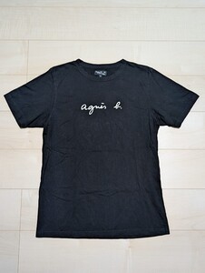 agnes b アニエスベー Tシャツ サイズ2 ブラック 古着 レディース