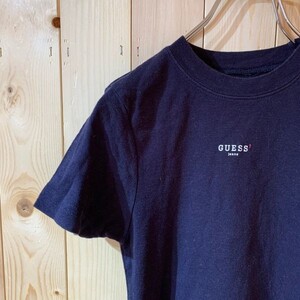 [KWT2043] GUESS 半袖Tシャツ レディース ブラック ポス