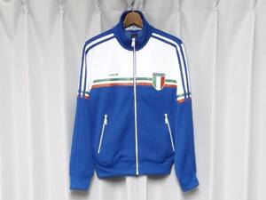 ◆adidas アディダス サッカー イタリア 代表 ジャージ トラックトップ アッズーリ アズーリ 1982年 ワールドカップ スペイン 大会 モデル