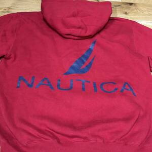 NAUTICA ノーティカ スウェット ジップ パーカー フード フーディ M