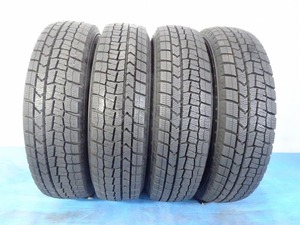 ダンロップ WINTER MAXX WM02 145/80R12 74Q★9-9.5分山 2021年製 4本 中古 スタッドレス【福島発 送料無料】FUK-E14382★冬