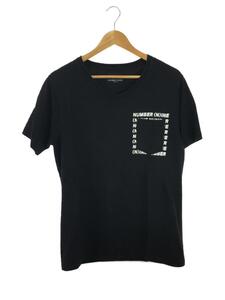 NUMBER (N)INE◆Tシャツ/L/コットン/BLK//