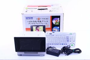 ★EPSON エプソン E-840 コンパクトプリンター 年賀状/ハガキ作成 写真プリント 付属品あり 箱付き 通電確認のみ 2013年製【10931659】