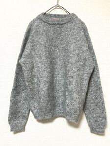 アクネストゥディオズ　acne studios モヘア　ウール　ニット　セーター　レディース　トップス 長袖　クルーネック　グレー