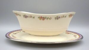 ●中古 LENOX AMETHYST グレービー ボート 皿 レノックス アメジスト USA 食器