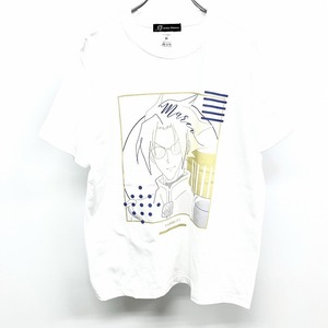 アルマビアンカ 【新品/訳アリ】arma bianca Tシャツ TVアニメ SHAMAN KING シャーマンキング マルコ lette-graph 半袖 綿100% M 白 メンズ