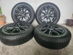 送料込☆ミルアス 2024タイヤホイールセット 195/65R15☆4本