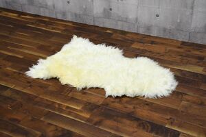 BLC58 展示品 BOWRON ボーロン ムートンラグ Luxurious Lambskin ニュージーランド製 ラムスキン ラグマット ミッドセンチュリースタイル