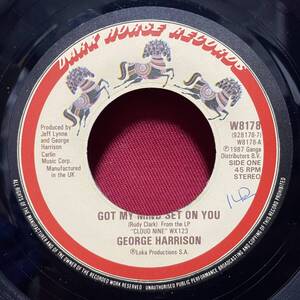 ◆1円開始!◆UKorg7”s!◆GEORGE HARRISON◆GOT MY MIND SET ON YOU◆