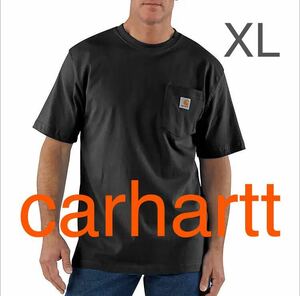 carhartt K87 LOOSE FIT HEAVYWEIGHT SHORT SLEEVE POCKET T-SHIRT 6.75oz カーハート ヘヴィーウェイト ポケット Tシャツ ブラック XL