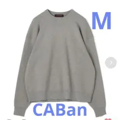 CABaN コットンカシミヤクルーネック　Mサイズ