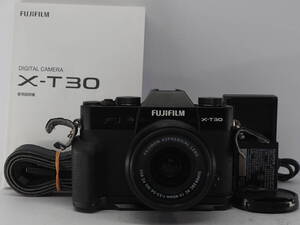 ★超極上★ フジフィルム FUJIFILM X-T30 ＋ 15-45ｍｍ Ｆ3.5-5.6 ＋ MHG-XT10 ★完動品 ＃A900