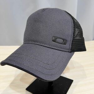 【即決】レア ヴィンテージ 赤タグ 90s 00s OAKLEYオークリー キャップ CAP 帽子 メッシュキャップ グレー ロゴ y2k 