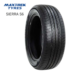 送料無料 マックストレック サマータイヤ MAXTREK SIERRA S6 シエラ S6 235/65R17 104H 【2本セット 新品】