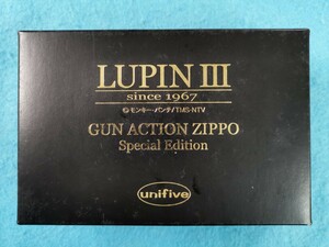 【 ZIPPO ライター 】 unifive ユニファイブ　ルパン三世 LUPIN Ⅲ GUN ACTION ZIPPO 