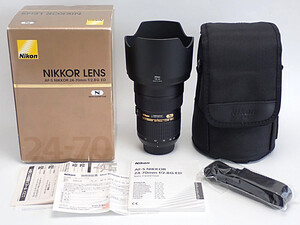 【質屋】Nikon AF-S NIKKOR 24-70mm f/2.8G ED ニコン Fマウント ズームレンズ 美品 [25178]