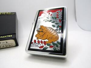 花札 不良猪 トリックアート zippo ジッポ 1994年 未使用