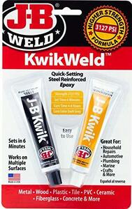 J-B Weld 8276 KwikWeld クイックセッティング スチール強化エポキシ - ダークグレー