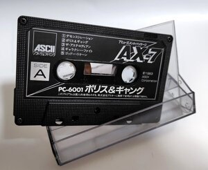 【同梱OK】 PC-6001 ■ アミューズメント・パッケージ AX-7 ■ ポリス＆ギャング ■ ギャラクシー・ファイト ■ ゴッド・ハリケーン