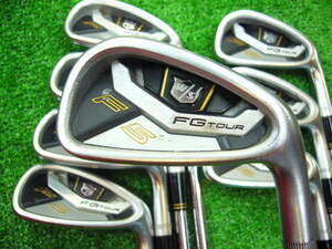 希少 ウィルソン F5 FG TOUR FORGED アイアン Wilson Staff 4I～P.G モーダス105 (S) リシャフト TOUR105 *MP@1*L*050