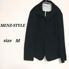 【MENZ-STYLE】ジャケット　アウター　イタリアンカラー　ドット　長袖