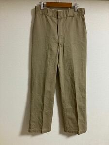 70s 80sビンテージ　DICKIES ワークチノパンツ 白タグ