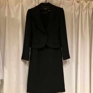 喪服　9号　ワンピース　ジャケット　しまむら　セット　美品　黒　漆黒