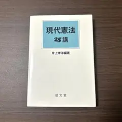 現代憲法25講