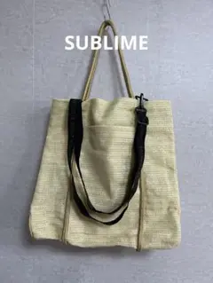 SUBLIME/サブライム MESH BRADE 2WAY TOTE BAG