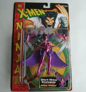 1996 Xメン X-MEN NINJA FORCE DEATHBIRD フィギュア・人形 未開封品 MARVEL マーベル TOY-BIZ ビンテージ