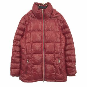 トミーヒルフィガー 長袖 ダウンジャケット M レッド系 TOMMY HILFIGER レディース