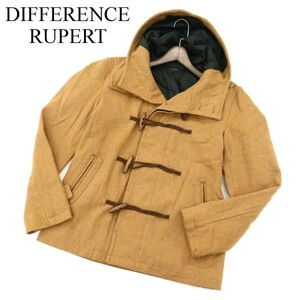 DIFFERENCE RUPERT ルパート 秋冬 ウール★ ダッフル コート Sz.XL　メンズ ベージュ　A3T14438_C#N