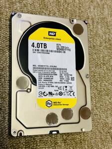 4TB Western Digital RE WD4001FYYG 4TB 3.5 エンタープライズ SAS 32MB キャッシュ 6.0Gb/s ハードドライブ (動作未確認)