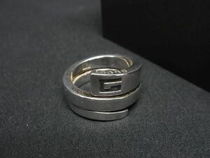 1円 GUCCI グッチ スネーク スパイラル SV925 リング 指輪 アクセサリー 表記サイズ 13 (約11号) レディース メンズ シルバー系 FC8116