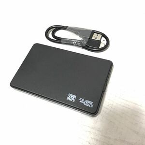 2743 外付けHDD 外付けハードディスク ポータブル ドライブケース SATA USB 2.5インチ　500GB